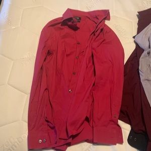 Red dress shirt
